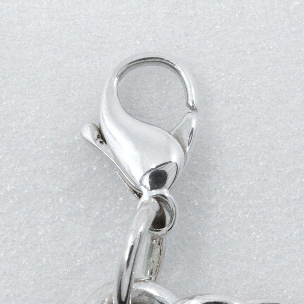 TIFFANY Authentic Silver Heart Charm Bracelet - Picture 7 of 9